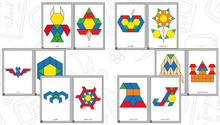 Build It Up! October Pattern Block and Counting Cube Mats