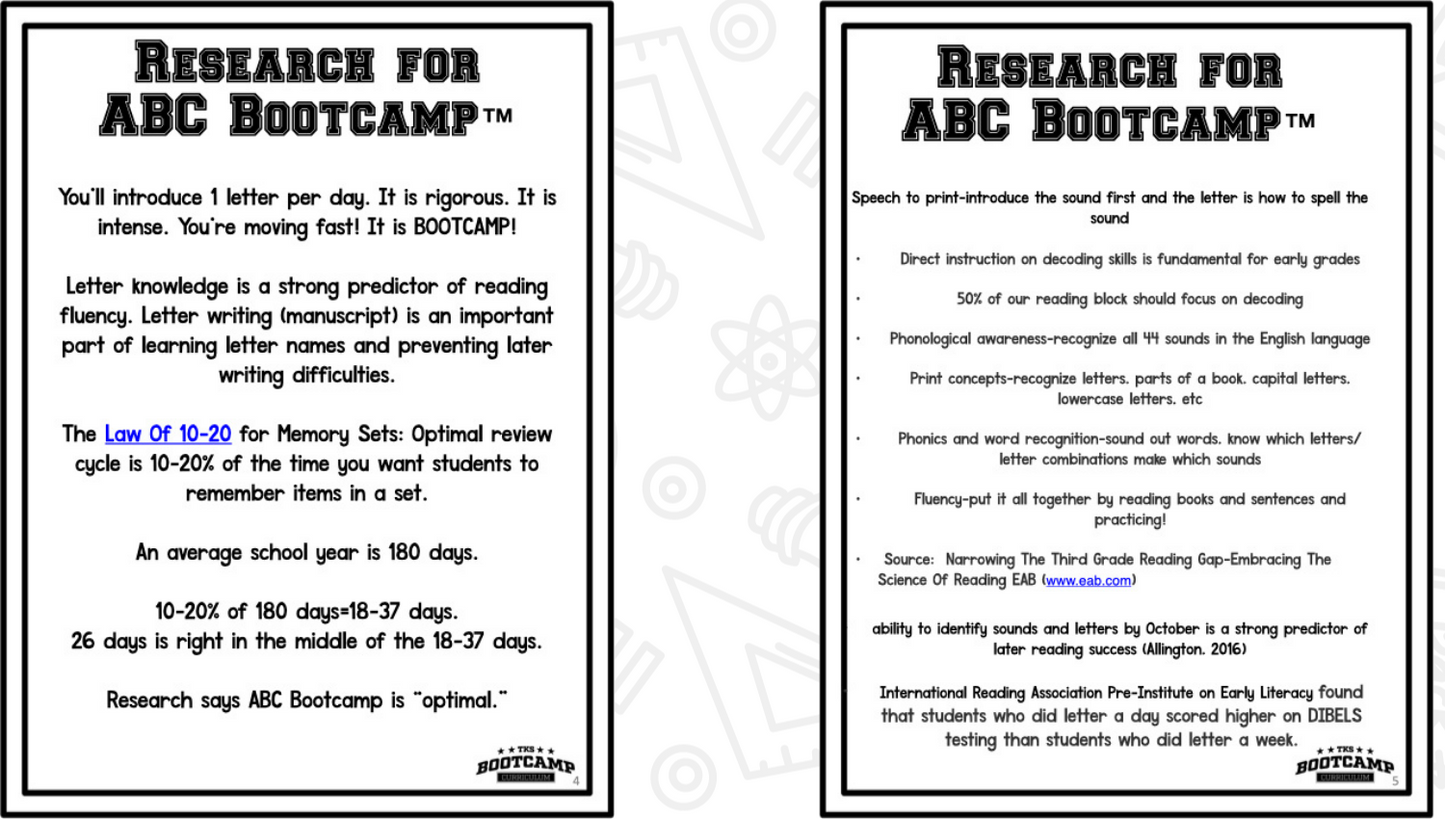 ABC Bootcamp®: A 26-Day Introduction to Letters and Sounds (Safari Theme)