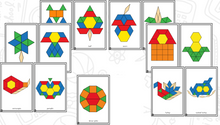 Build It Up! November Pattern Block and Counting Cube Mats