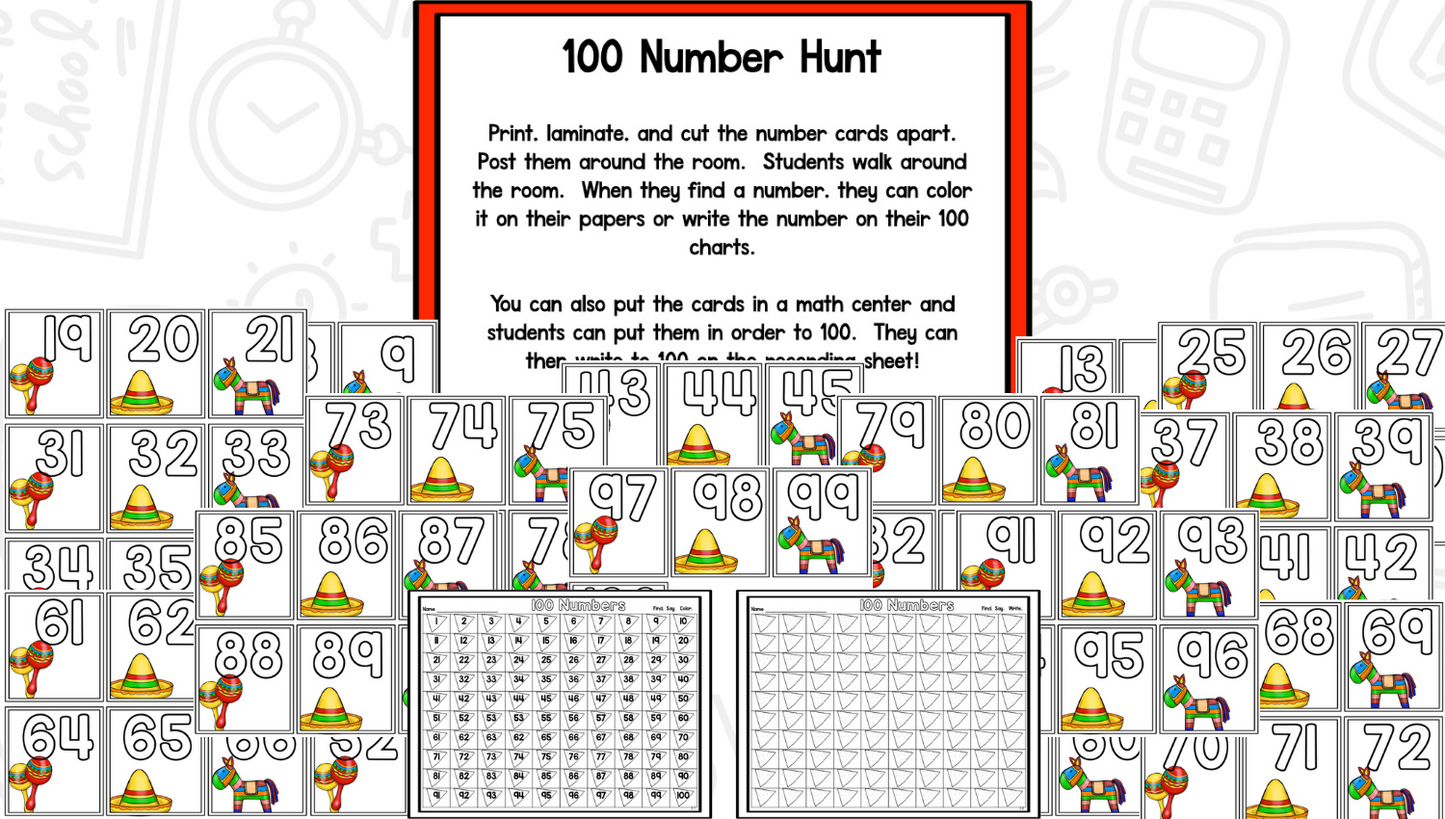 100th Day of School: Fiesta 100!