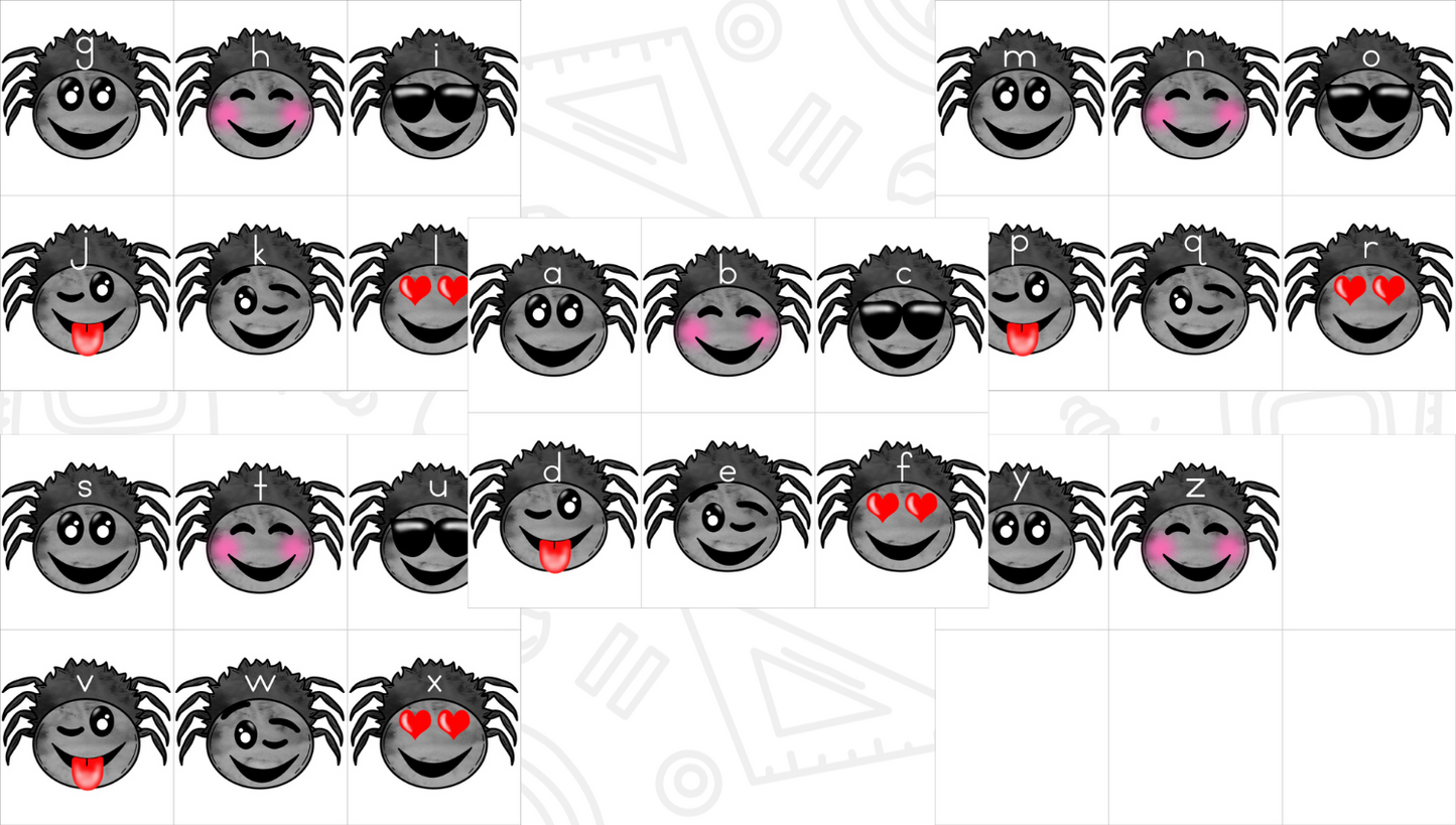 Spider Emoji Letters & Sounds