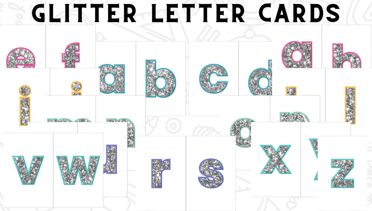 Large Letter Cards for Phonics Lessons