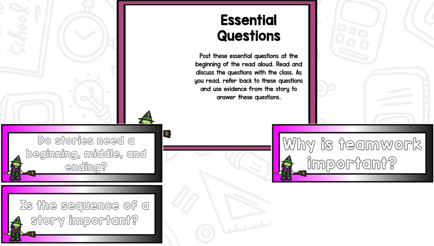 Room On The Broom Unit--Sequencing, Writing, And Activities