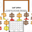 Leaf Puzzles: Letters, Sounds, Numbers, and Counting