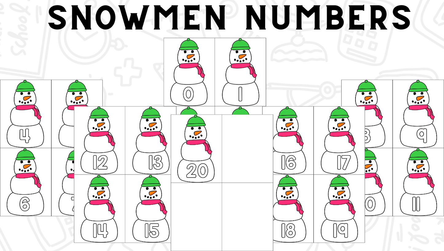 Smashing Snowmen! Numbers and Counting