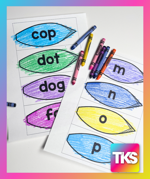 Turkey Thanksgiving Phonics Assessment Project & Activities for Kindergarten