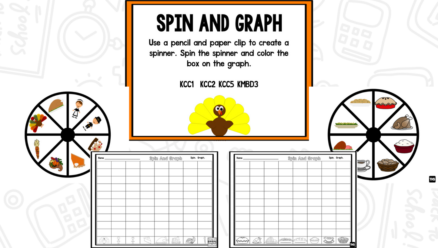 Thanksgiving  Math and Literacy Centers