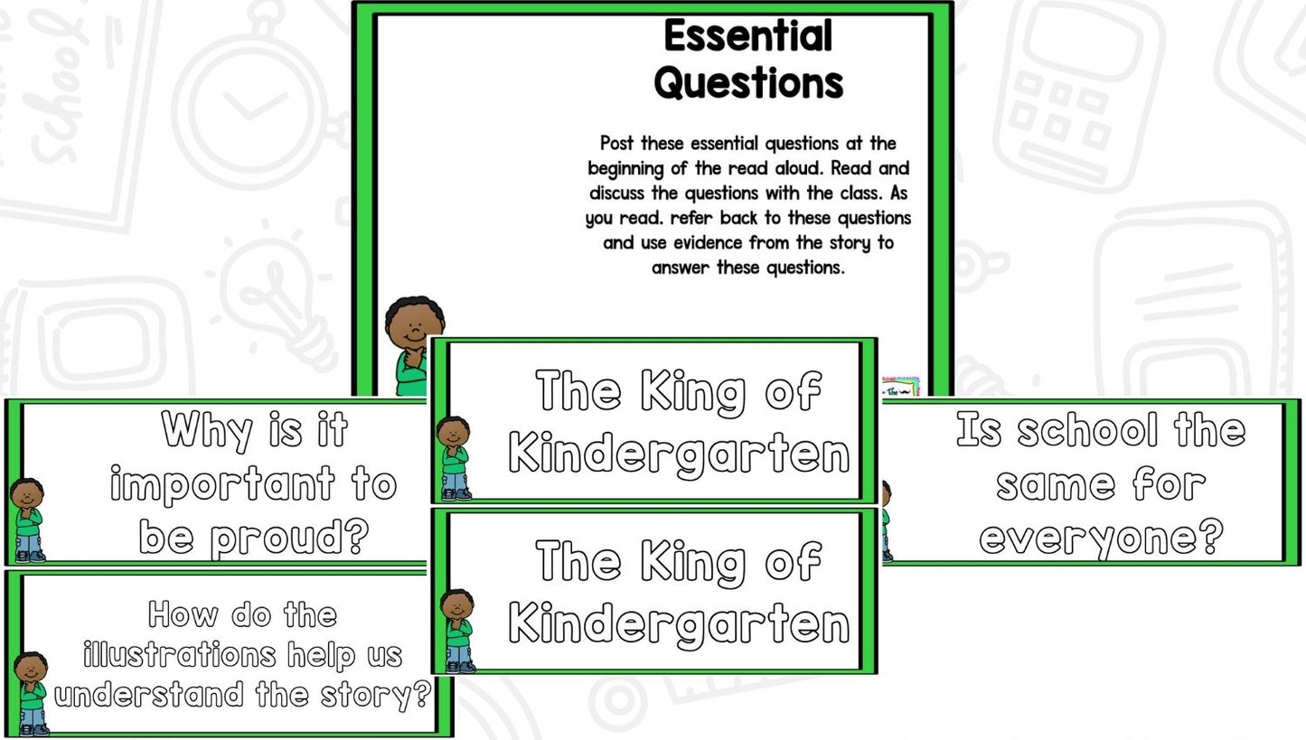 Read It Up! The King of Kindergarten