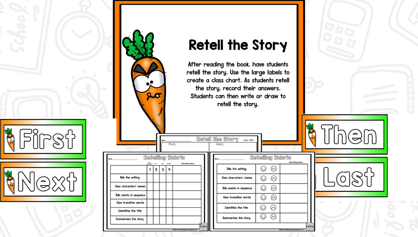 Creepy Carrots - Reading Comprehension Strategies & Activities - Read It Up!