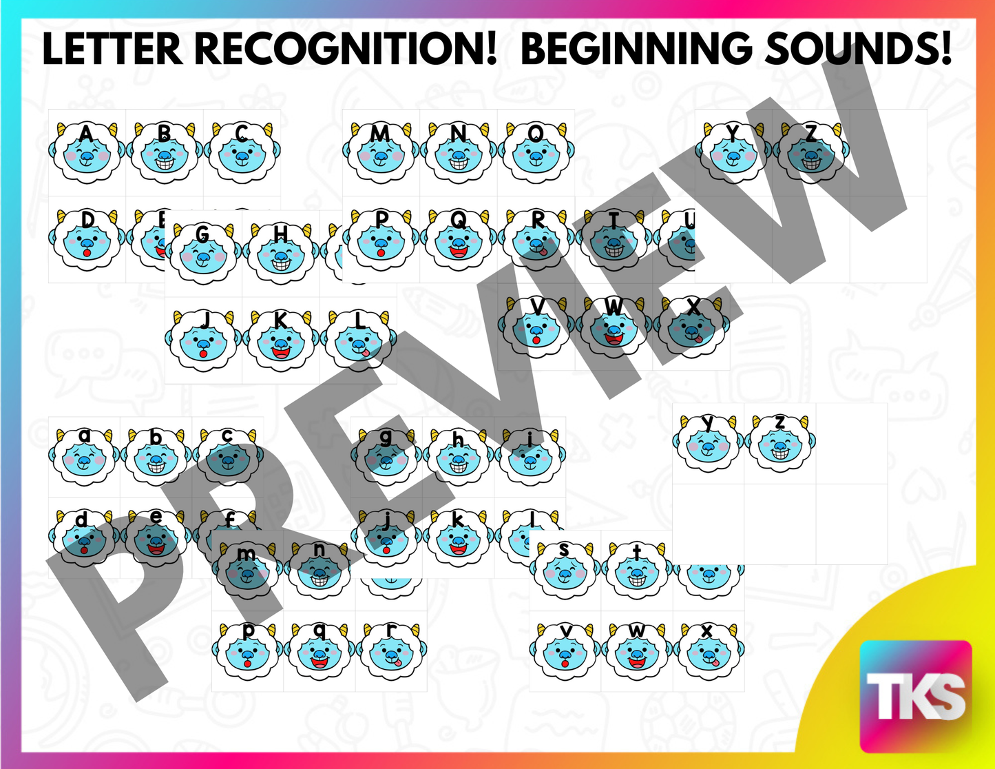 Yeti Activities: Winter Phonics And Phonemic Awareness Activities