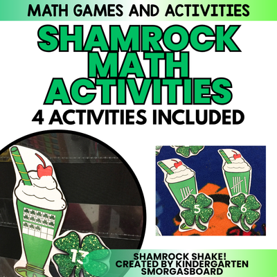 St. Patrick's Day Activities:  Shamrock Numbers and Counting