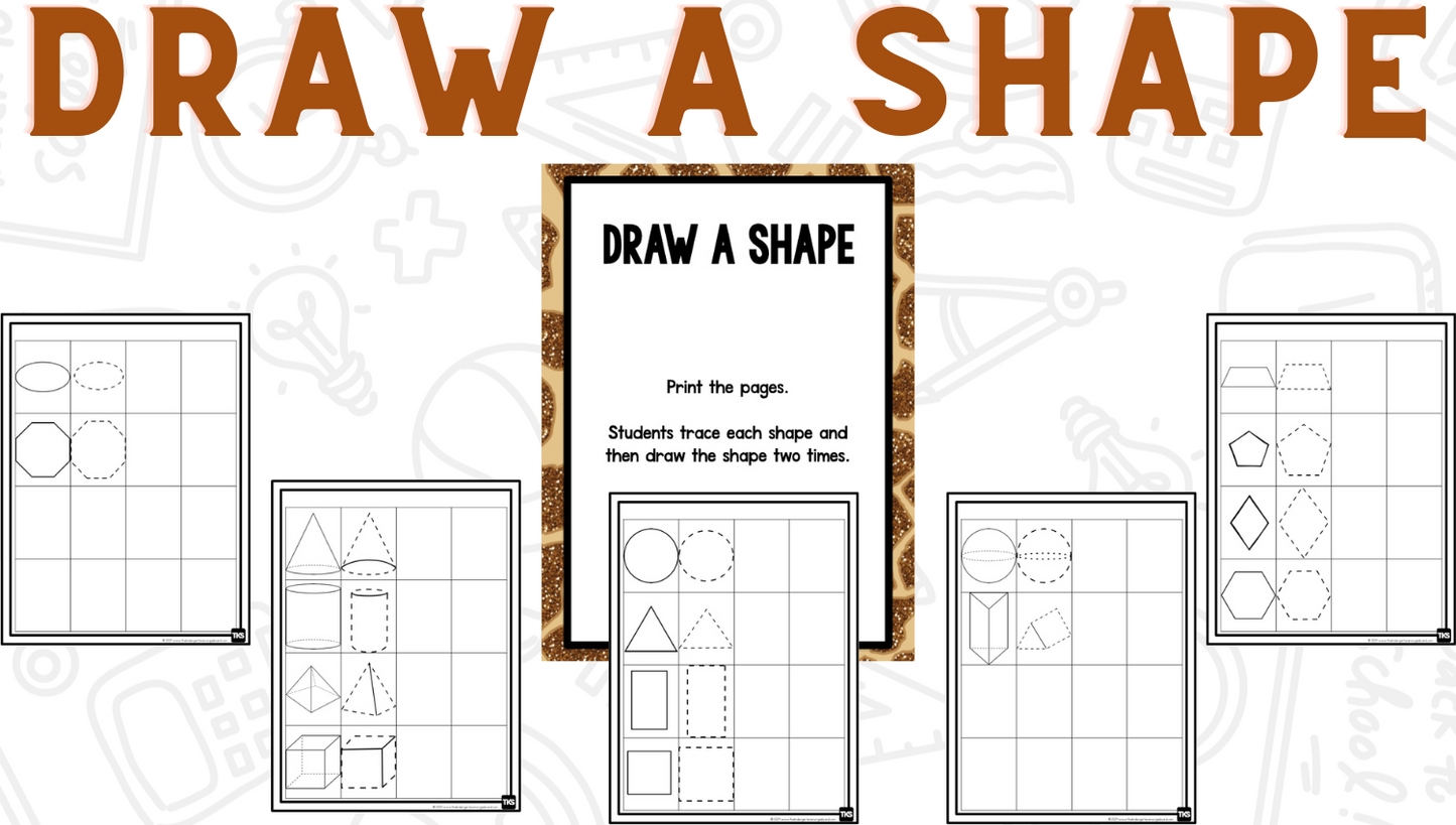 Shapes Bootcamp: A 2D and 3D Shapes Unit (Safari Theme)