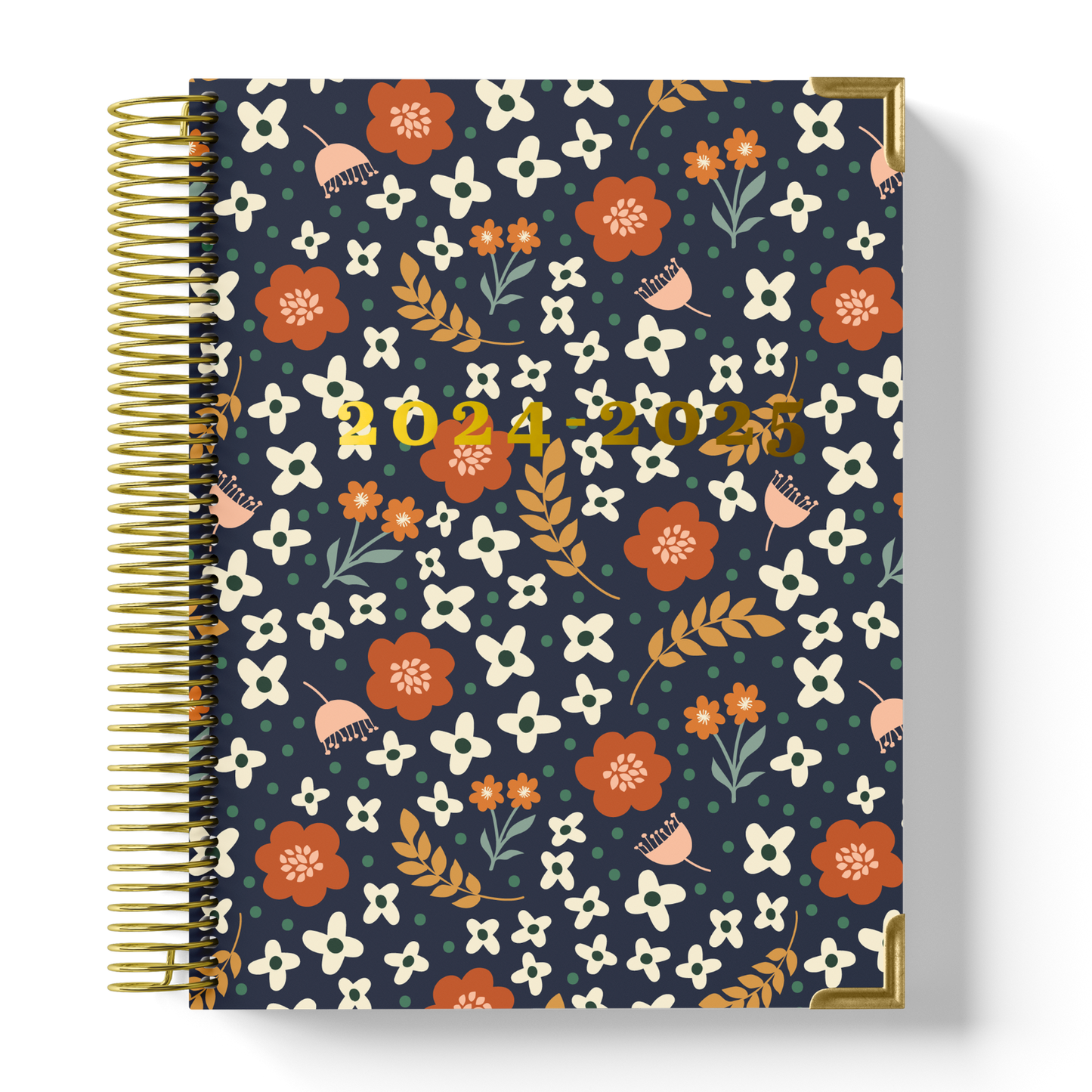 2024 - 2025 Color Me Flower Teacher Planner by BERTEAU & Co.