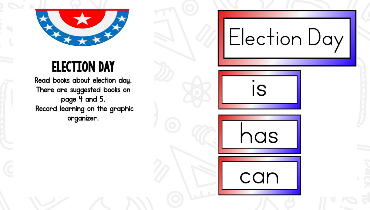 Election 2024 Kindergarten Social Studies