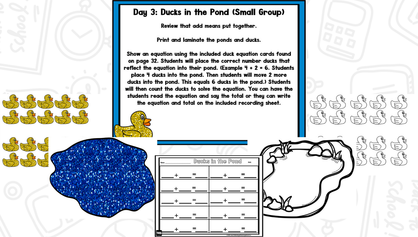 Math It Up! Ducks In The Pond