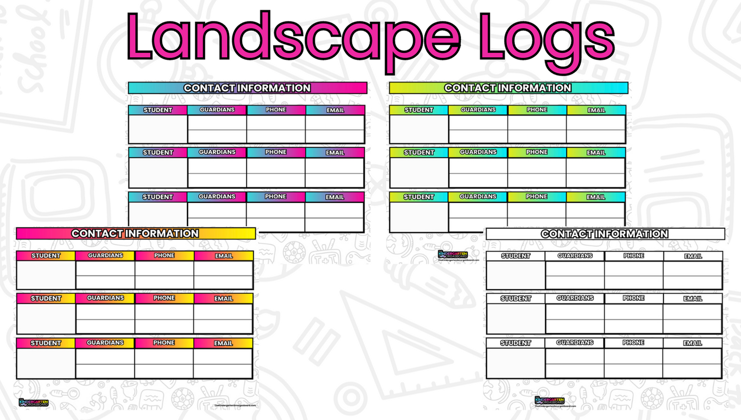 Family Communication Logs - Editable Documentation Forms