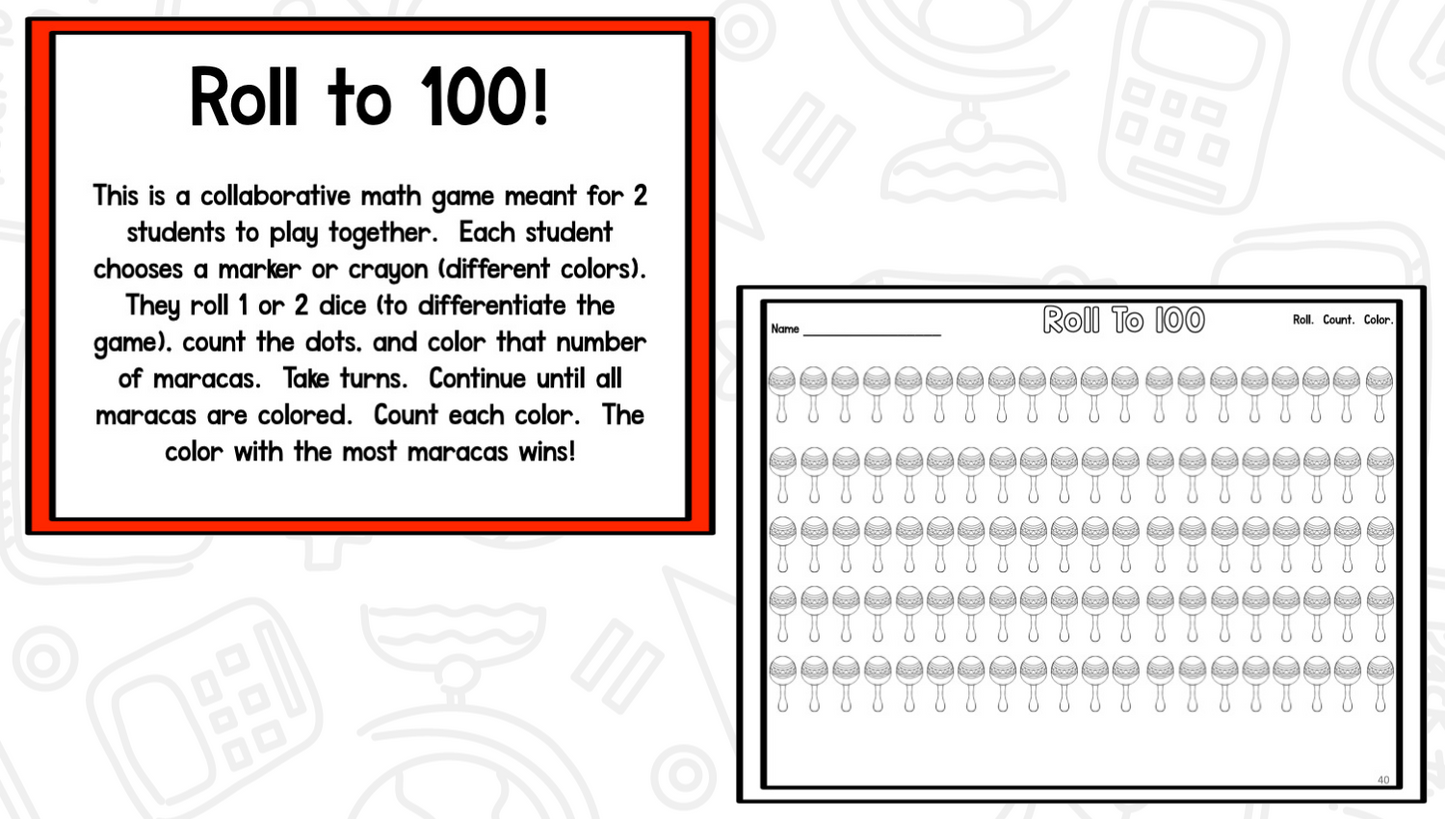 100th Day of School: Fiesta 100!