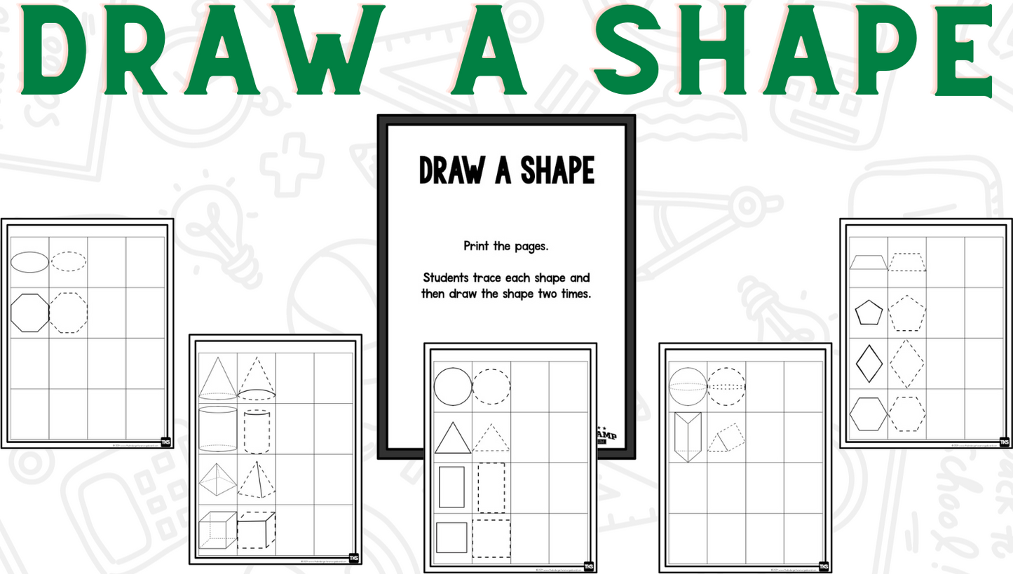 Shapes Bootcamp:  A 2D and 3D Shapes Unit (No Theme)