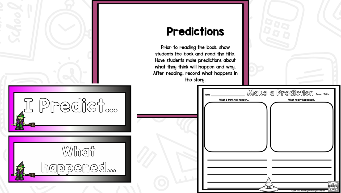 Room On The Broom Unit--Sequencing, Writing, And Activities