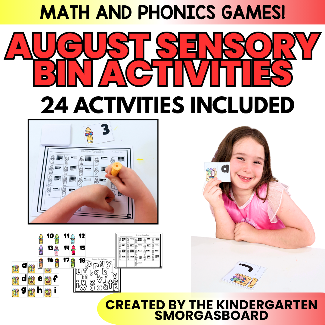 Sensory Bin Activities For The Year! Year Long Bundle! 341 Activities!