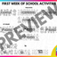 Back to School Coloring Banners | First Day of School Activity |