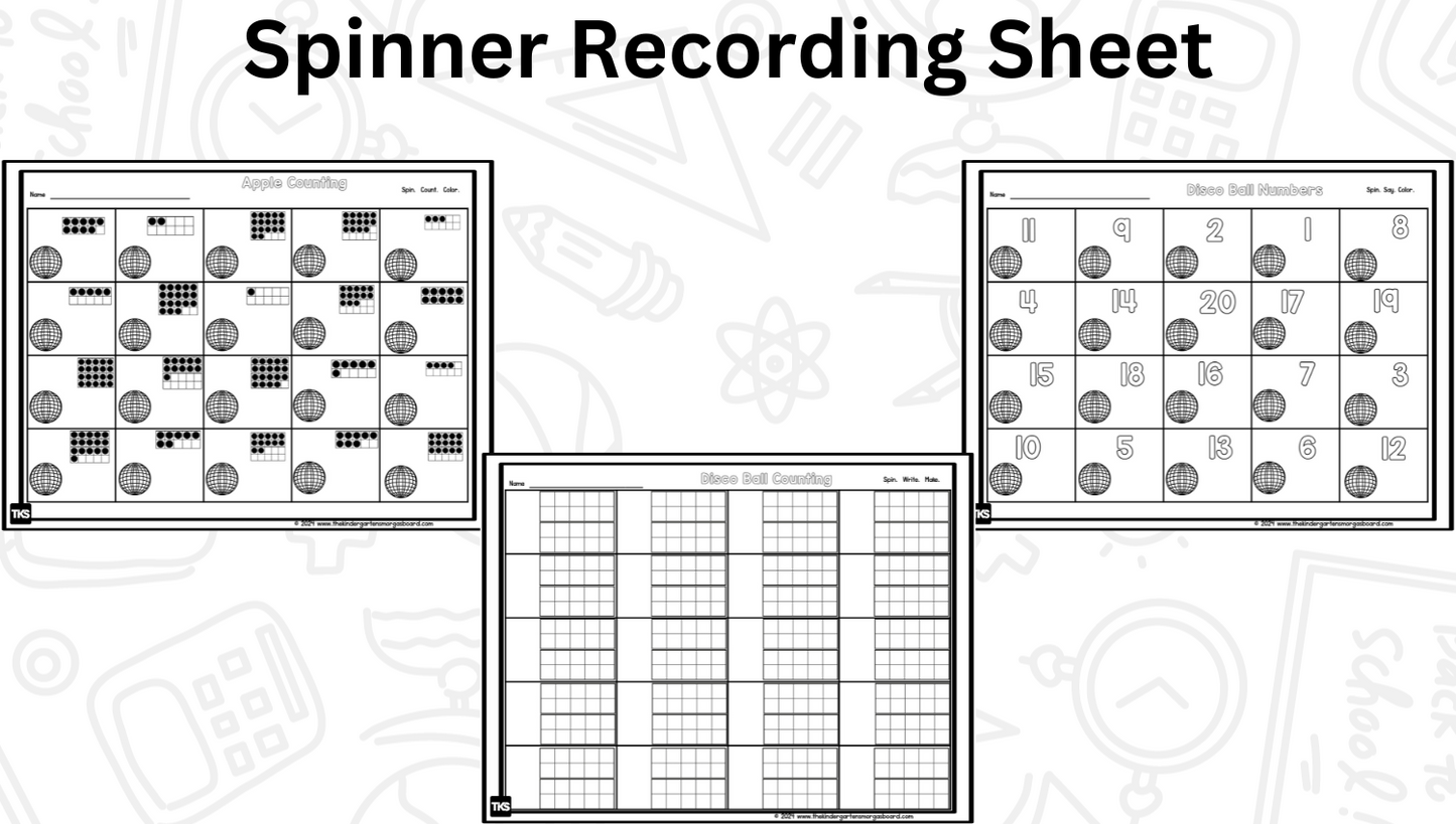 Disco Ball Numbers & Counting Puzzles