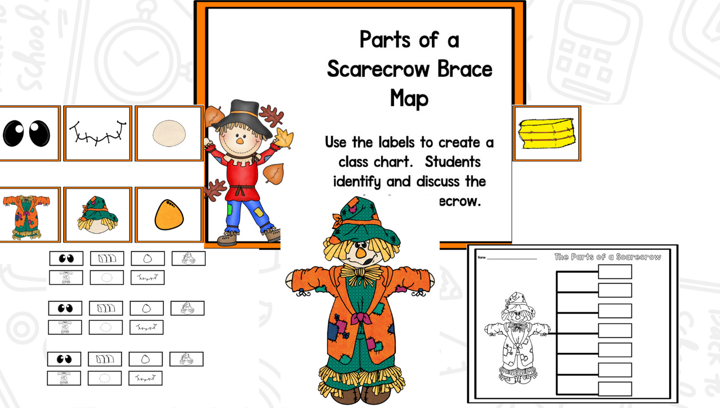 Scarecrow Math, Literacy and Writing Pack