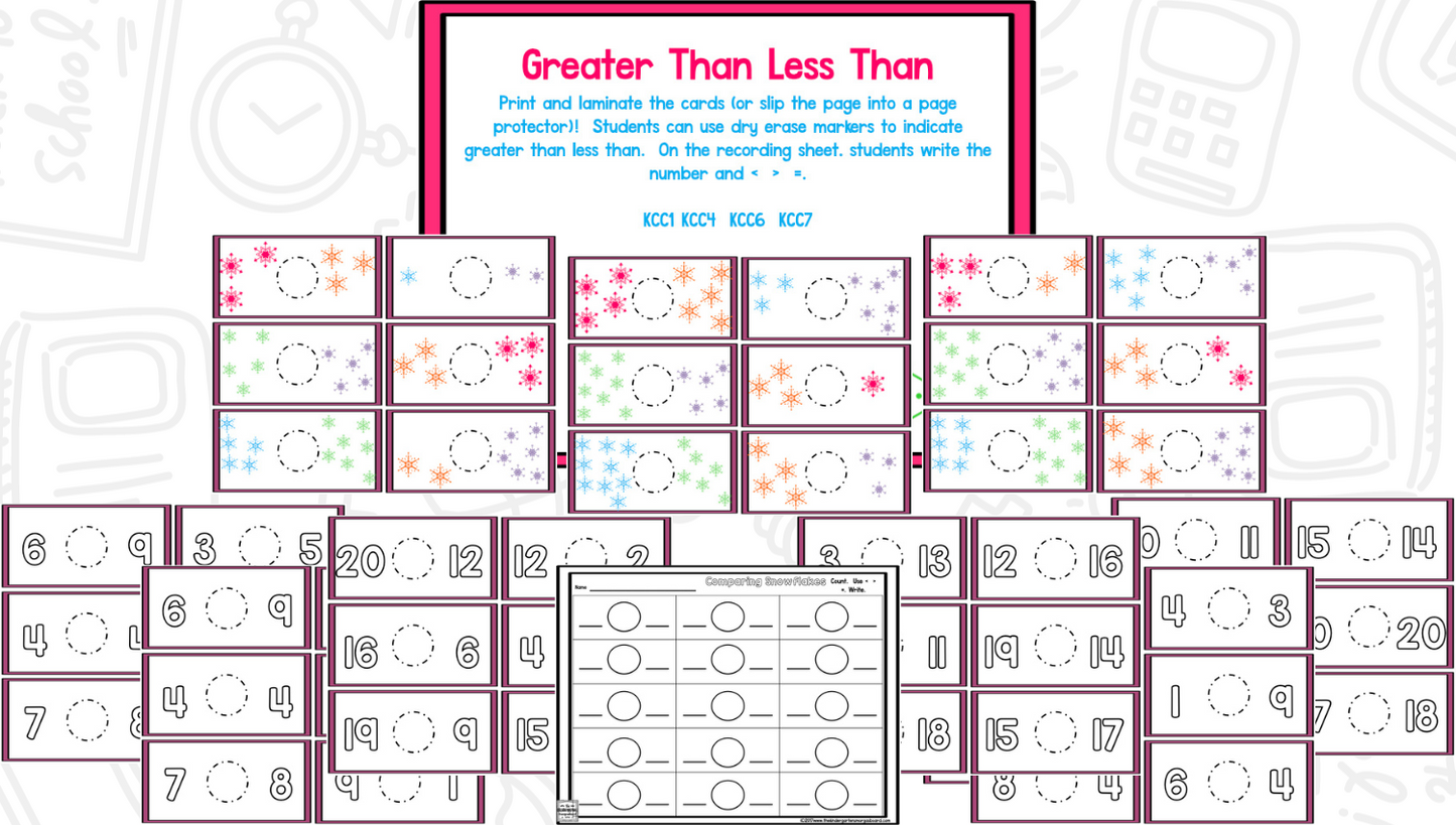 Snow! A Winter Math and Literacy Unit