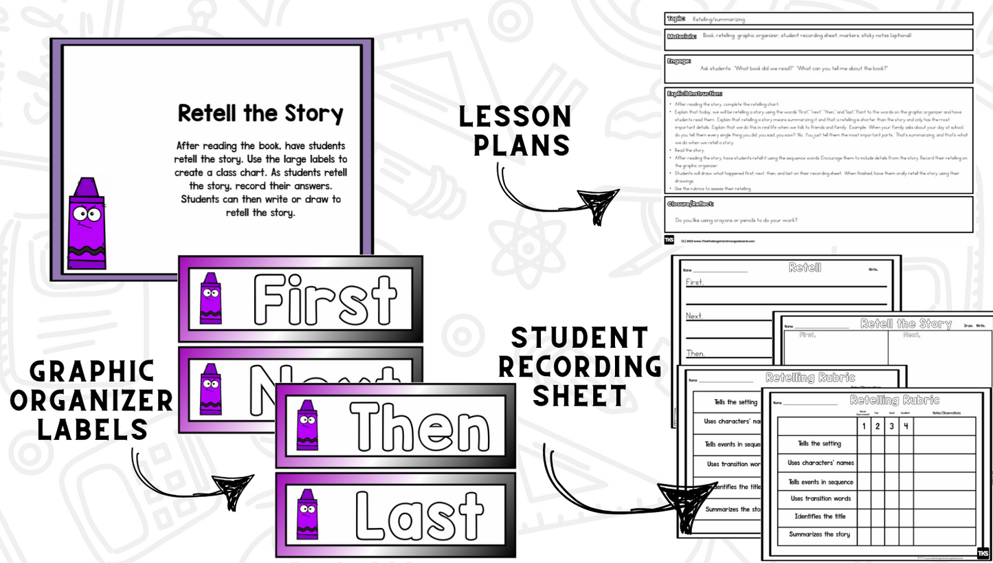Creepy Crayon Read Aloud Activities | October Comprehension Lessons
