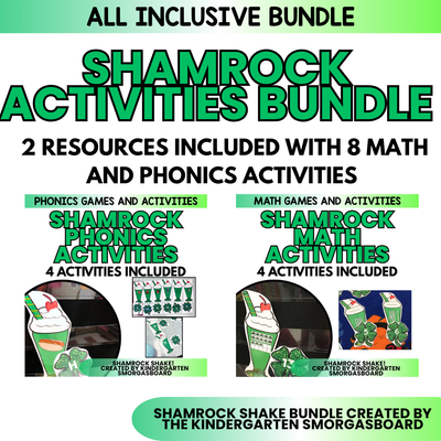 St. Patrick's Day Activities: Shamrock Shake Bundle Shamrock Shake Bundle