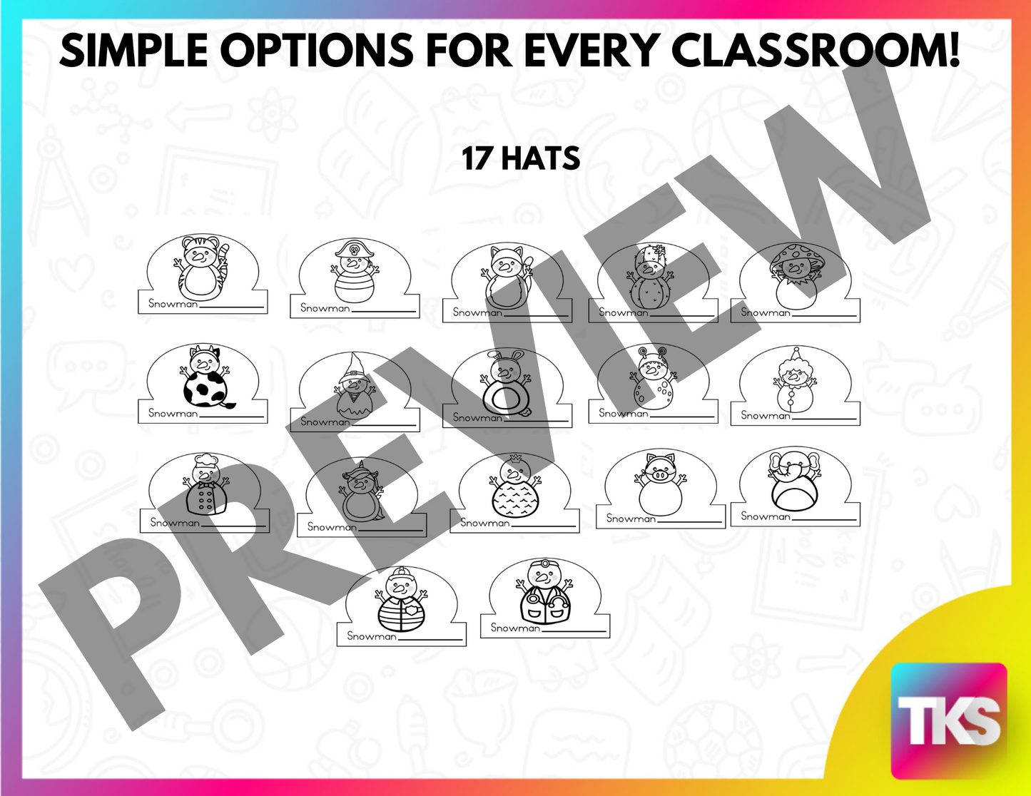 Snowman In Disguise Project With Story Book! Disguise A Snowman Activity!