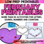 February Activities: Print It Up! February Low Prep Games