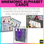 Alphabet Flash Cards with Embedded Mnemonics