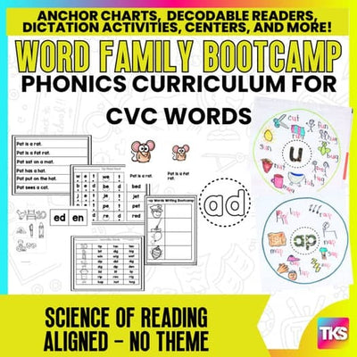 Word Family Bootcamp (No Theme)