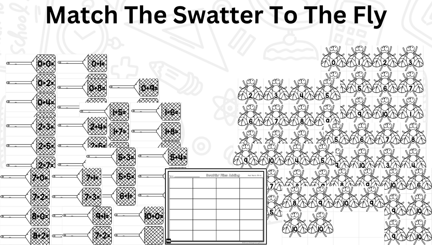 Swattin' Flies: Addition and Subtraction to 10