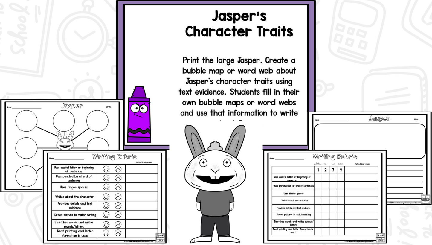 Creepy Crayon - Reading Comprehension Strategies & Activities