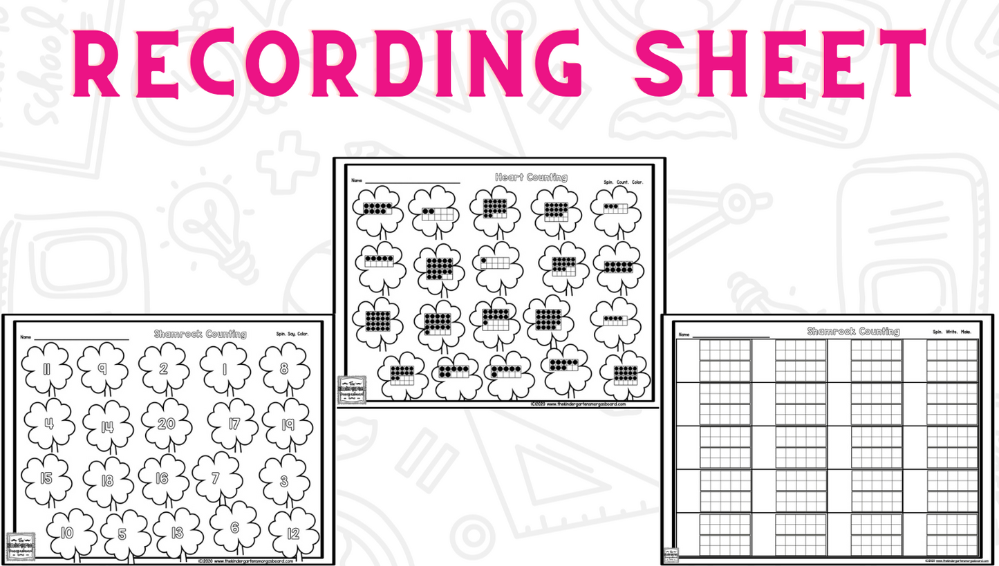 Shamrock Numbers & Counting Puzzles