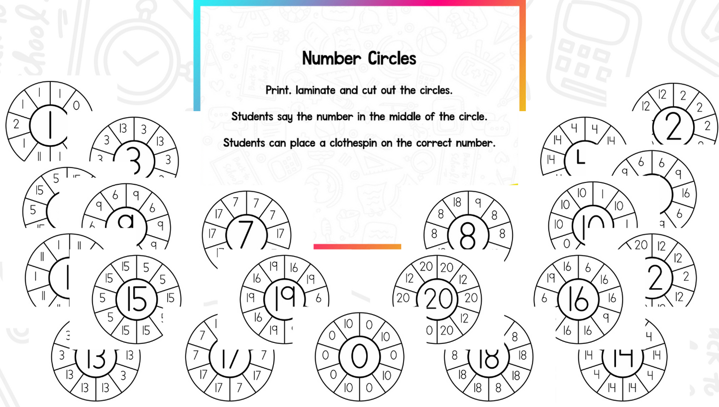 Number Recognition Centers