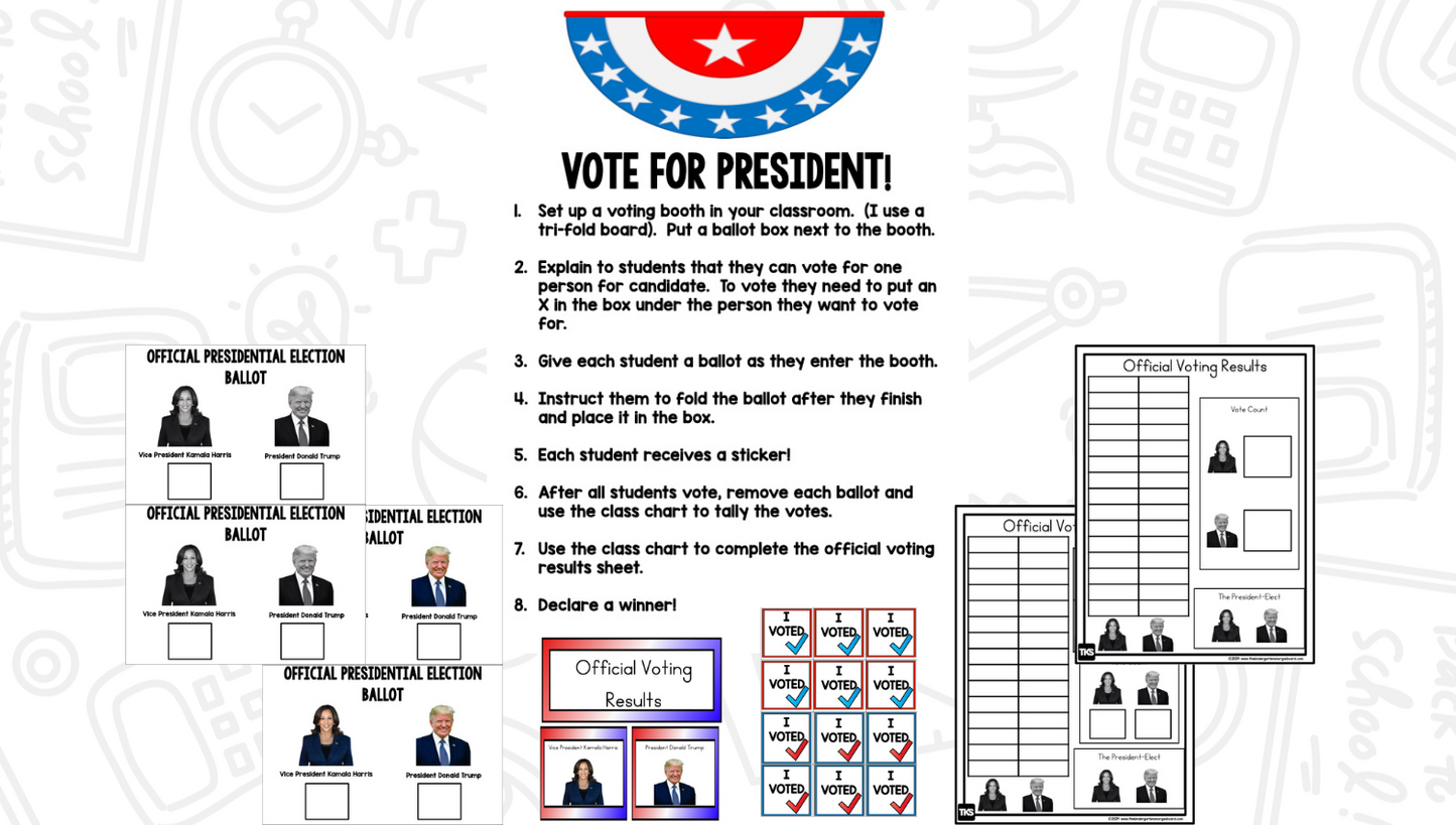 Election 2024 Kindergarten Social Studies