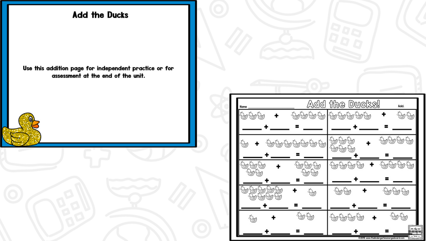 Math It Up! Ducks In The Pond