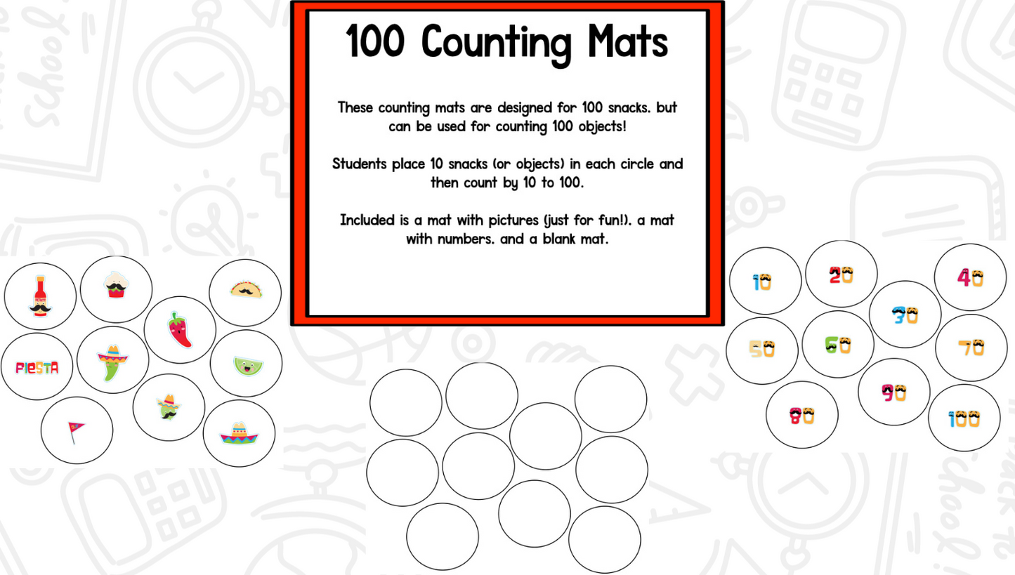 100th Day of School: Fiesta 100!