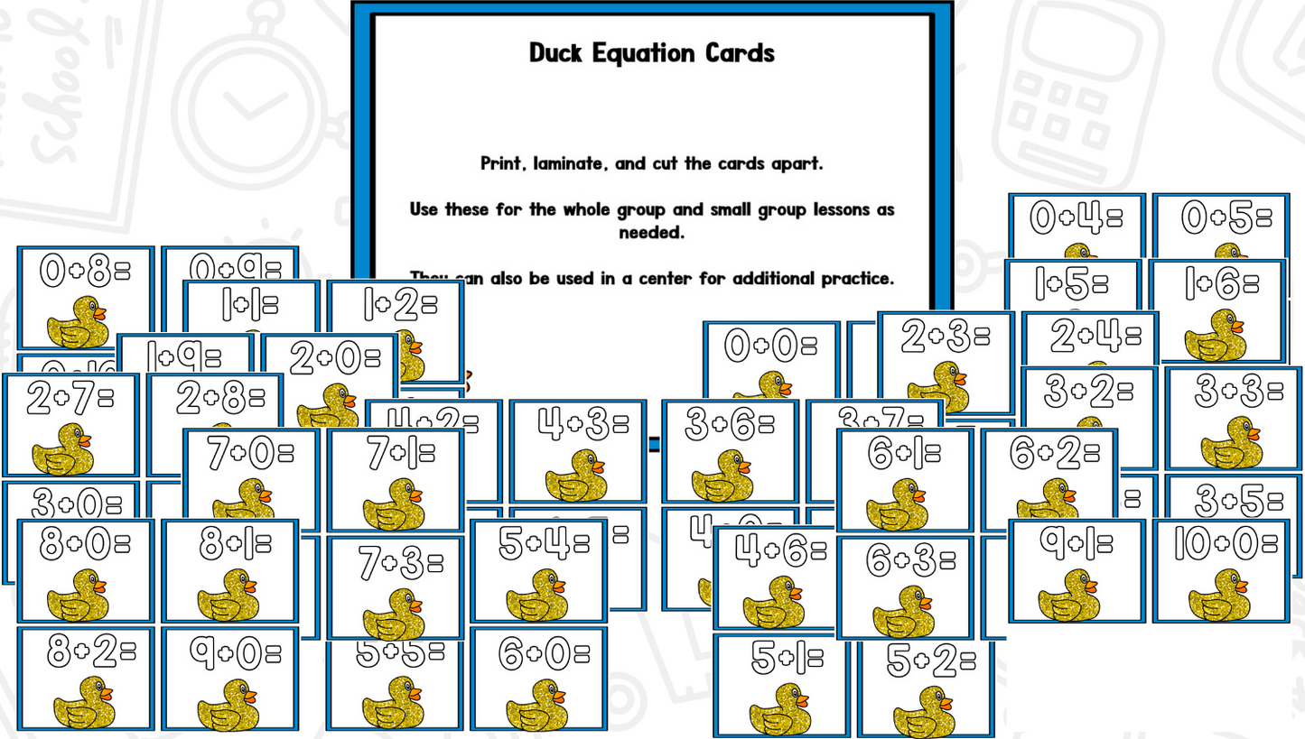 Math It Up! Ducks In The Pond