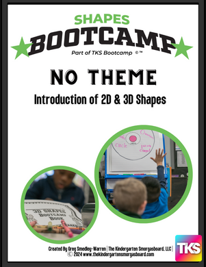 Shapes Bootcamp:  A 2D and 3D Shapes Unit (No Theme)
