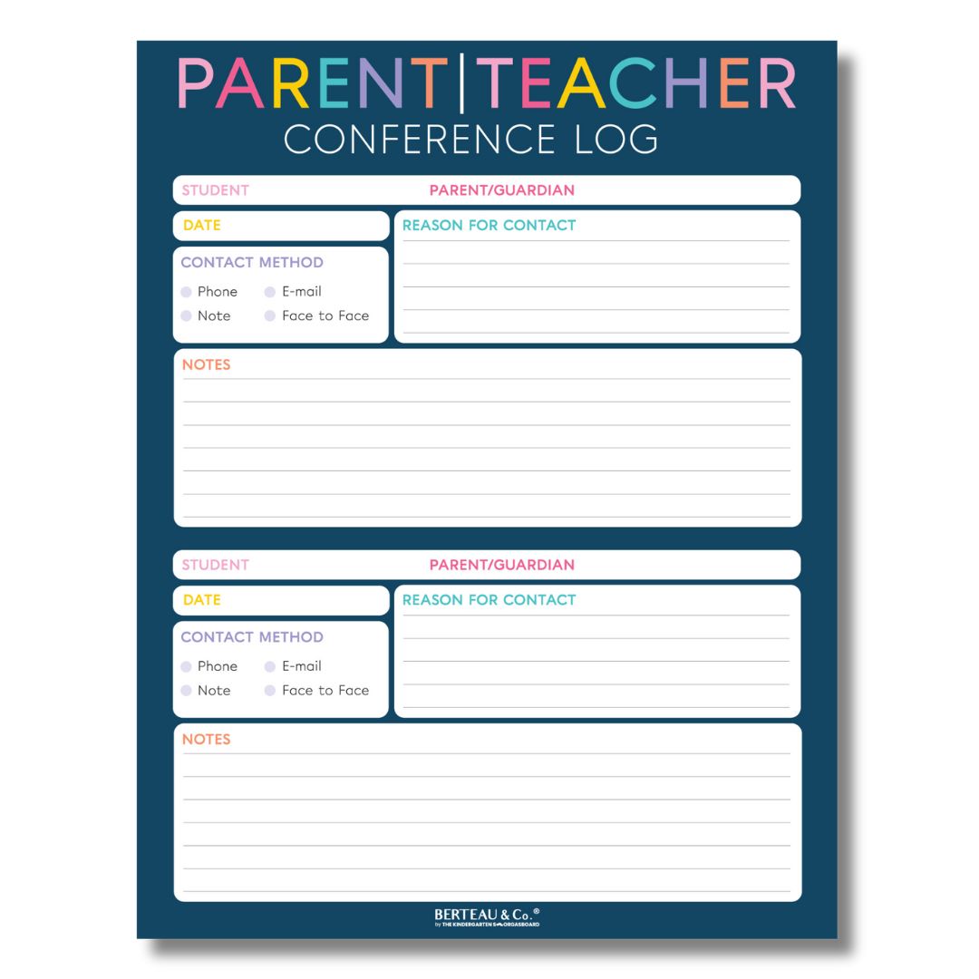 Notepad - Parent / Teacher Conference Log