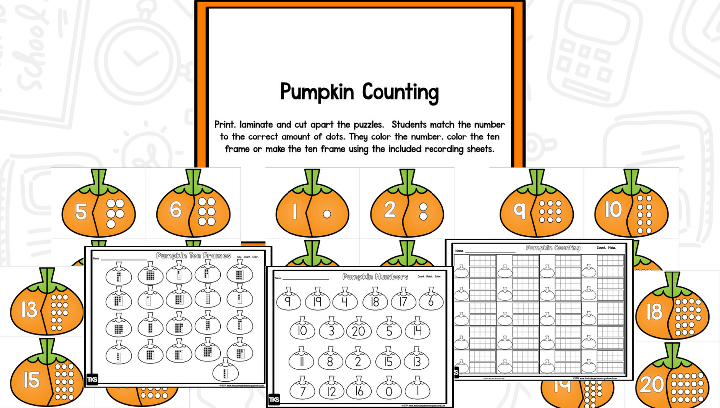 Pumpkin Learning: Letters, Sounds, Numbers, and Counting