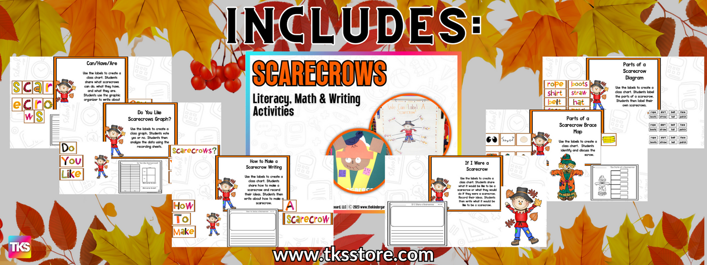 Fall Math and Literacy BUNDLE!