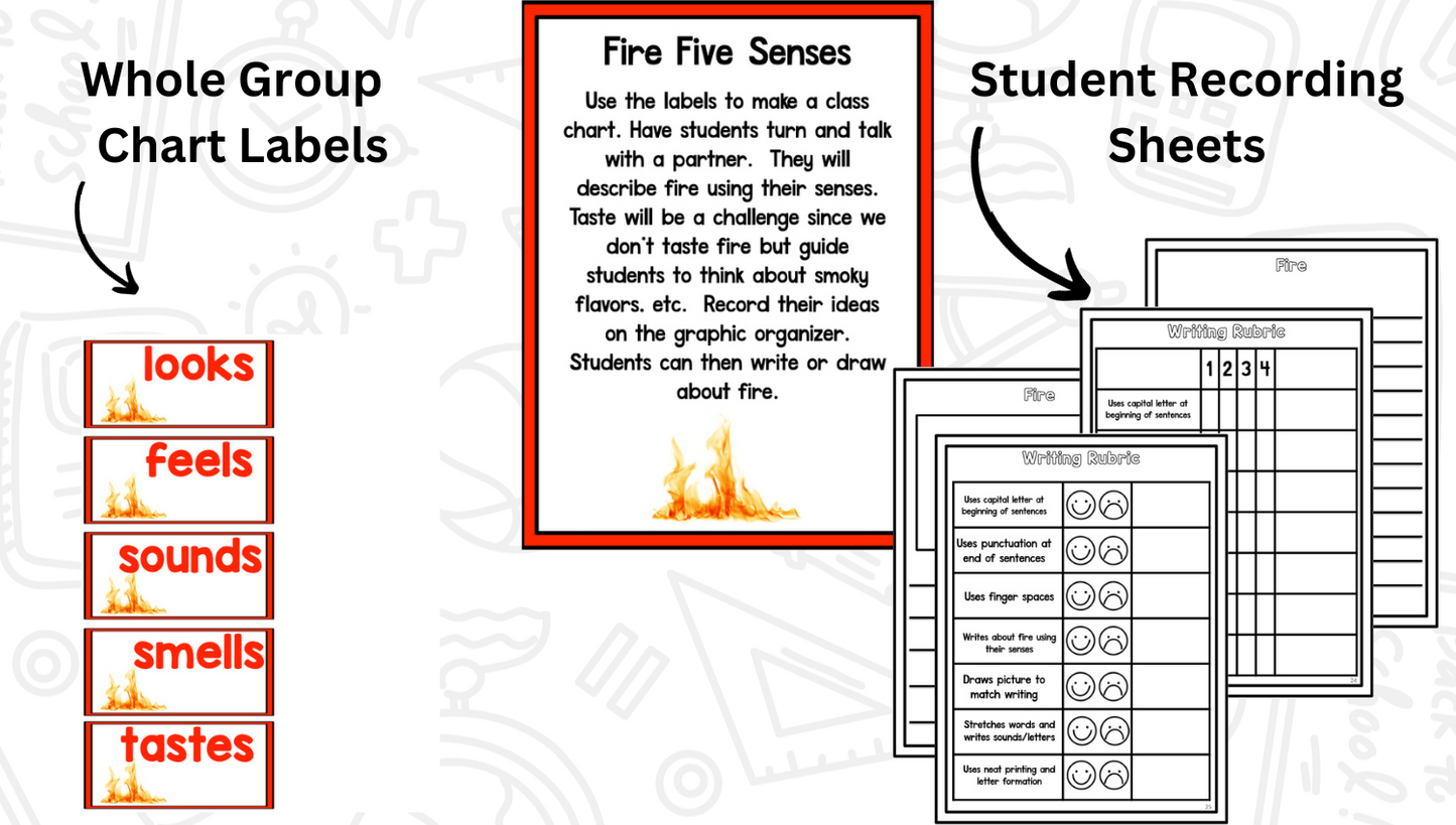 Fire Safety: A Research and Writing Project PLUS Centers!