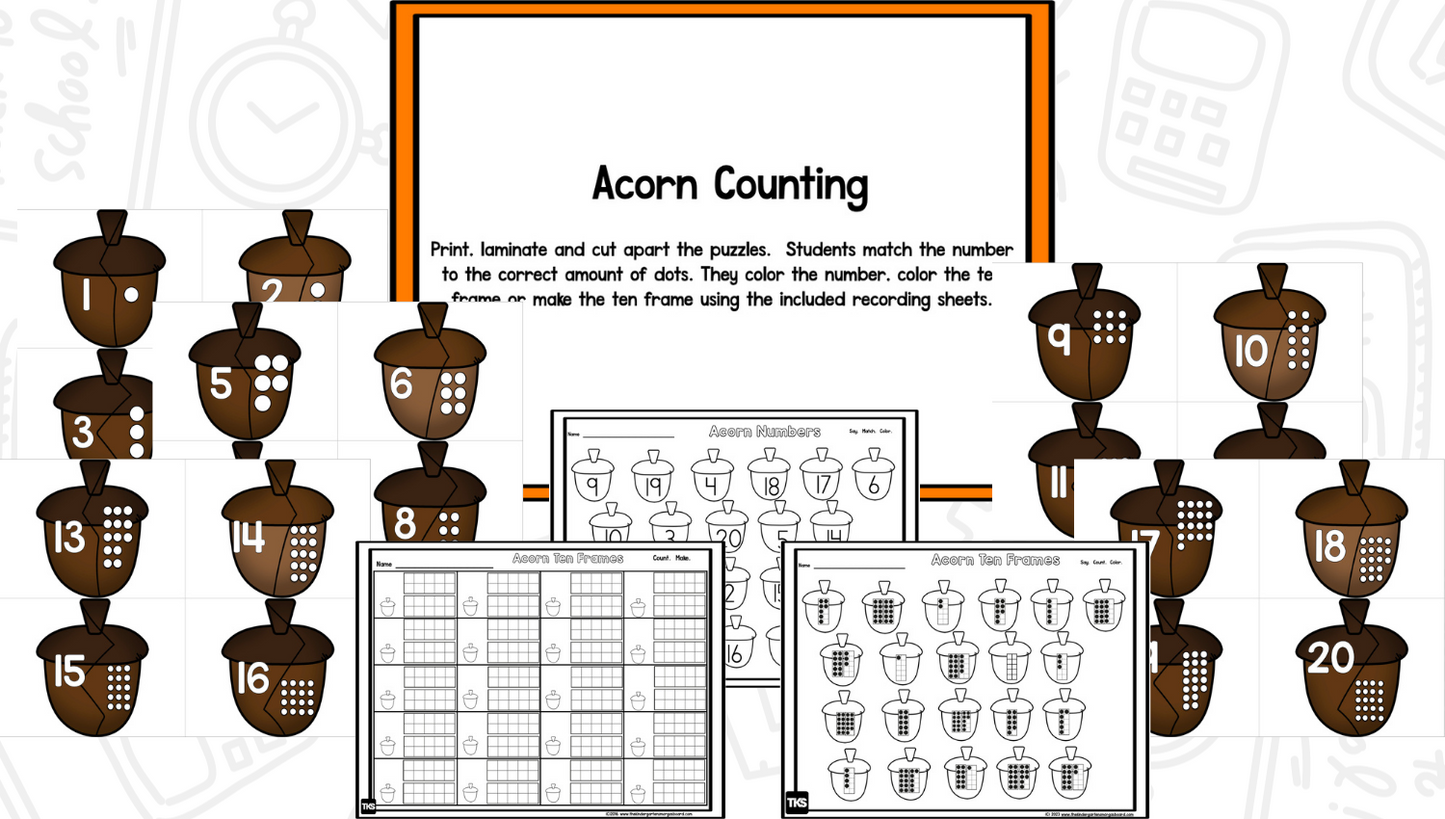 Acorn Learning: Letters, Sounds, Numbers, and Counting