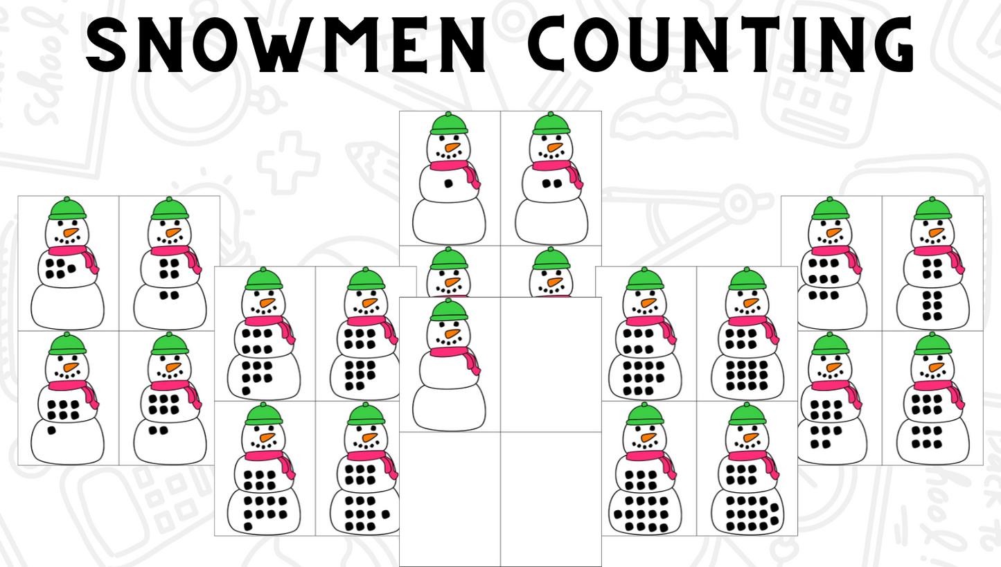 Smashing Snowmen! Numbers and Counting