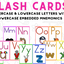 Alphabet Flash Cards with Embedded Mnemonics